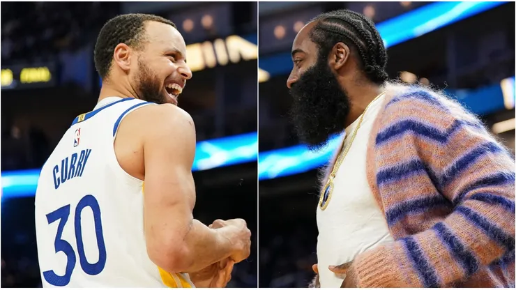 Stephen Curry y James Harden.
