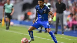 MONTERREY, MEXICO - JULY 09: Joao Rojas of Monterrey drives the ball during the 2nd round match between Monterrey and America as part of the Torneo Apertura 2022 Liga MX at BBVA Stadium on July 09, 2022 in Monterrey, Mexico. (Photo by Azael Rodriguez/Getty Images)