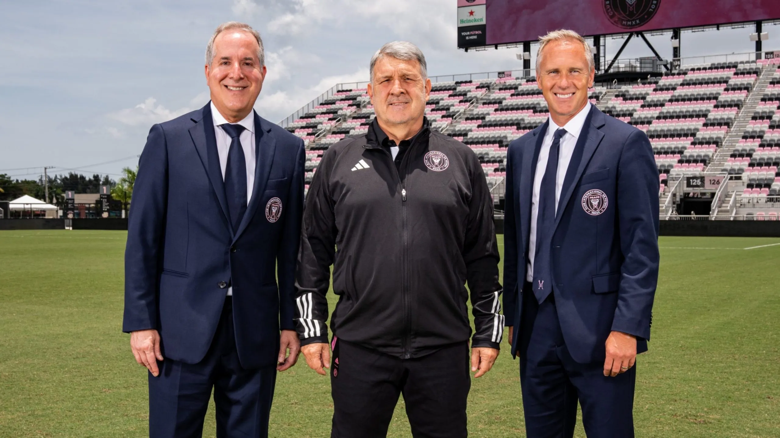 Gerardo Martino en la presentación como entrenador del Inter Miami. @InterMiamiCF