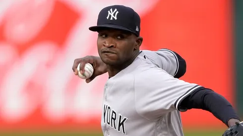 Domingo Germán con New York Yankees en la MLB.
