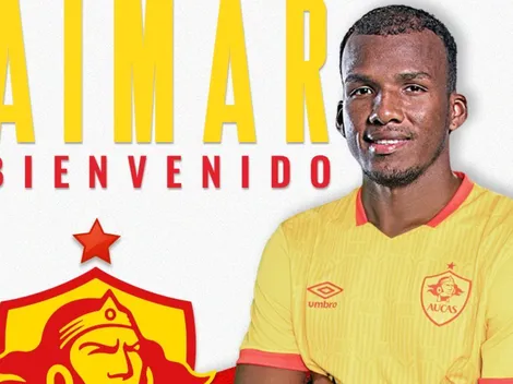 Darío Aimar llegó a Aucas en este 2023, pero ya le abren la puerta de salida