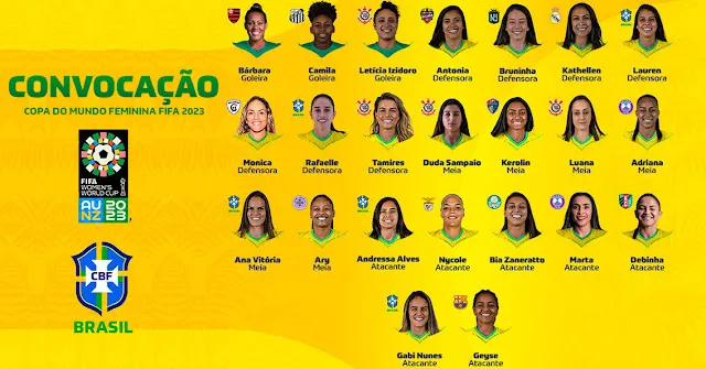 Marta entre las convocadas al Mundial.