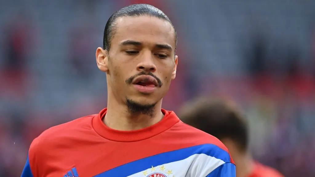 Así le quedó el labio a Leroy Sané tras el puñetazo de Mané (IMAGO / Sven Simon).