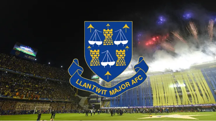Llantwit Major presentó a su quinto refuerzo desde la Bombonera, el estadio de Boca Juniors. Getty Images.