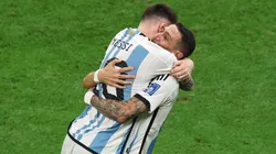 Ángel Di María no dudo en marcar que jugar con Lionel Messi es lo mejor que le pasó en su carrera profesional. Getty Images.