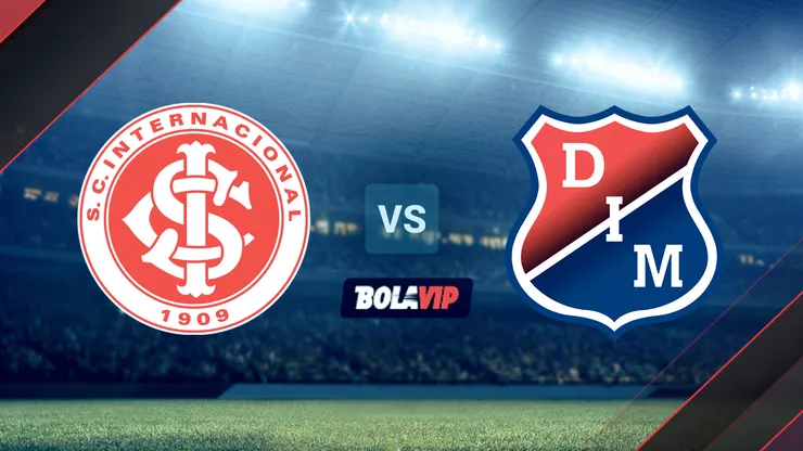 Internacional de Porto Alegre juega contra Independiente Medellín por la Copa Libertadores 2023.