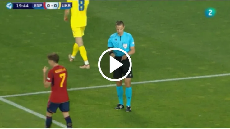 A la Selección de España Sub 21 le anularon un gol válido vs. Ucrania por la Eurocopa 2023.
