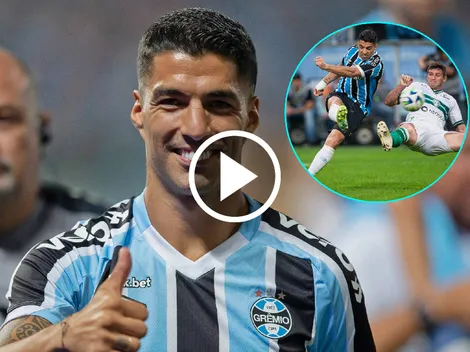 Suárez y otra magnífica definición: volea y golazo ante Coritiba