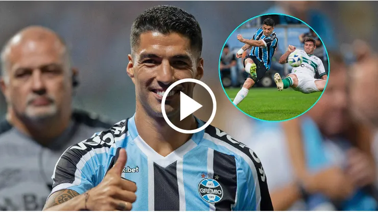 Suárez y otra magnífica definición: volea y golazo ante Coritiba