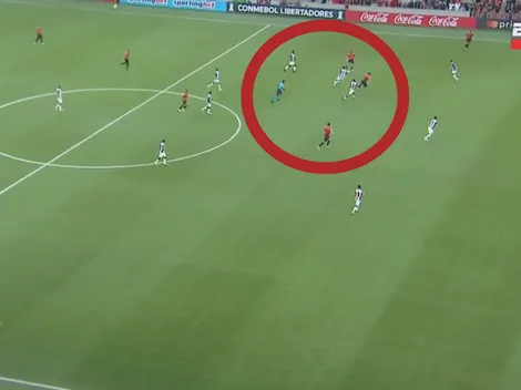 Golazo del Atlético Paranaense y Pablo Míguez cometió error grosero