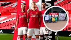 Hinchas de Manchester United sabotean la presentación de la camiseta (Twitter Oficial Manchester United)