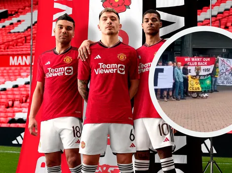 Hinchas de Manchester United sabotean la presentación de la nueva camiseta