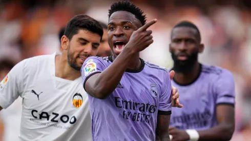 Vinícius Júnior pidió postergar su declaración sobre el caso que padeció en Mestalla con un grupo de hinchas del Valencia. Getty Images