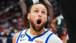 Stephen Curry con Golden State Warriors en la NBA.