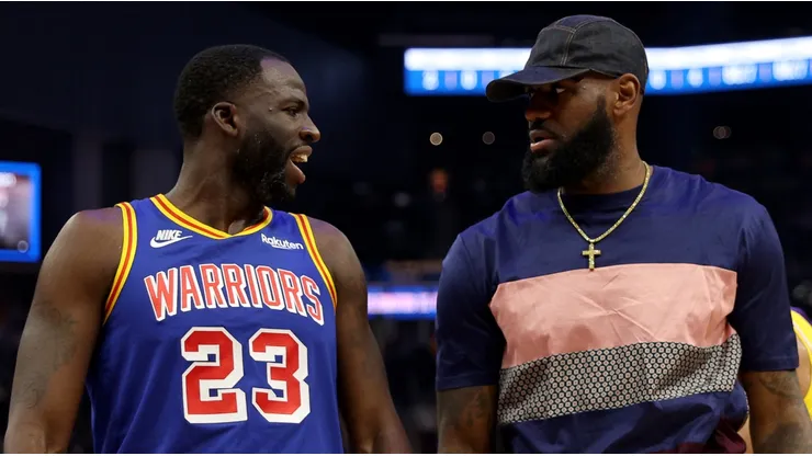 Draymond Green y LeBron James.