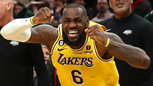 LeBron James con Los Angeles Lakers en la NBA.