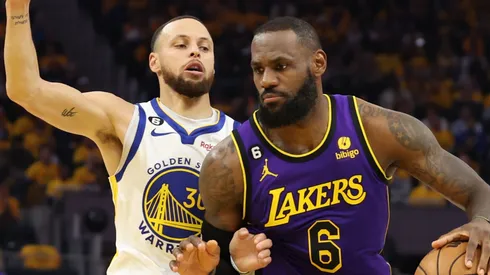 Stephen Curry y LeBron James.