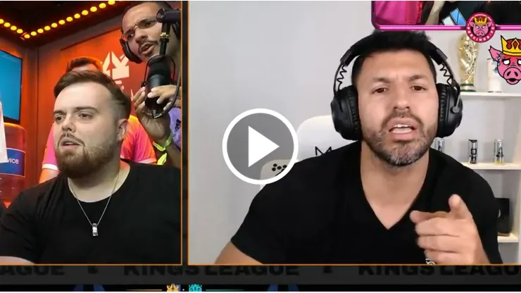 Kun Agüero (Captura Twitch Ibai)