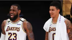 LeBron James y Kyle Kuzma
