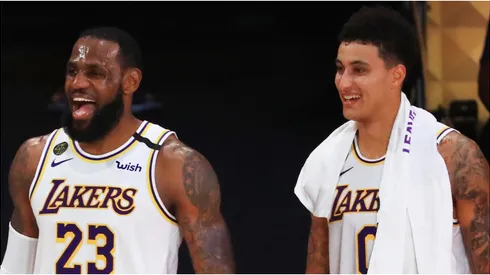 LeBron James y Kyle Kuzma