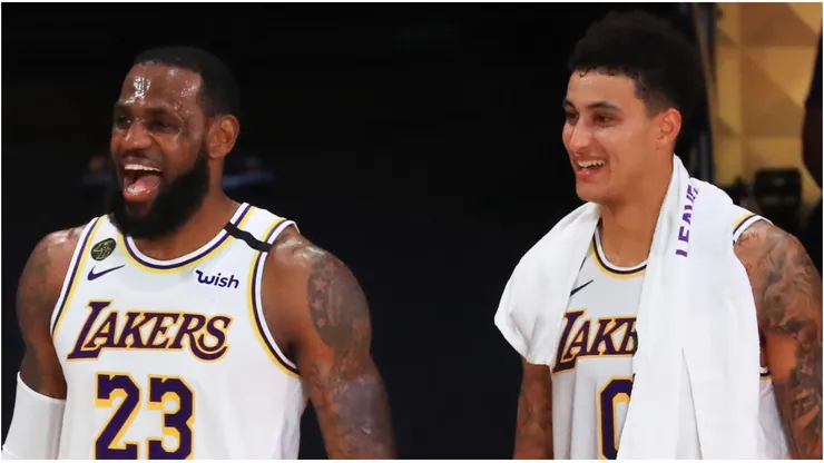 LeBron James y Kyle Kuzma