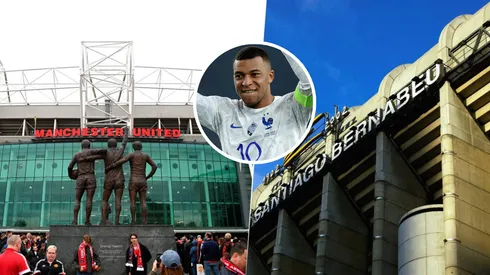 El Manchester United tendría privilegios para negociar por Kylian Mbappé con el PSG. Getty Images.