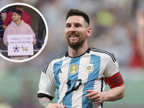 Decepción: viajó para ver a Messi con Inter y esta fue su reacción