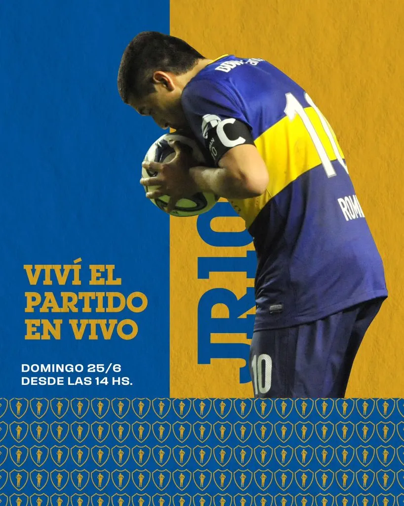 La imagen con la que Boca promocionó el partido homenaje de Juan Román Riquelme.