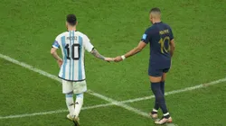Lionel Messi y Kylian Mbappé, en la final de la última Copa del Mundo.