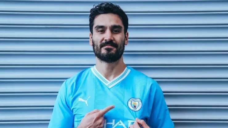 Gündogan apareció en una publicación de Manchester City.