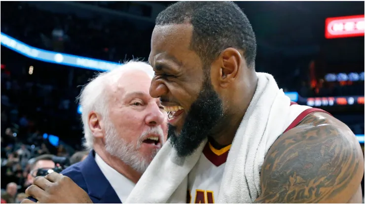 Gregg Popovich y LeBron James
