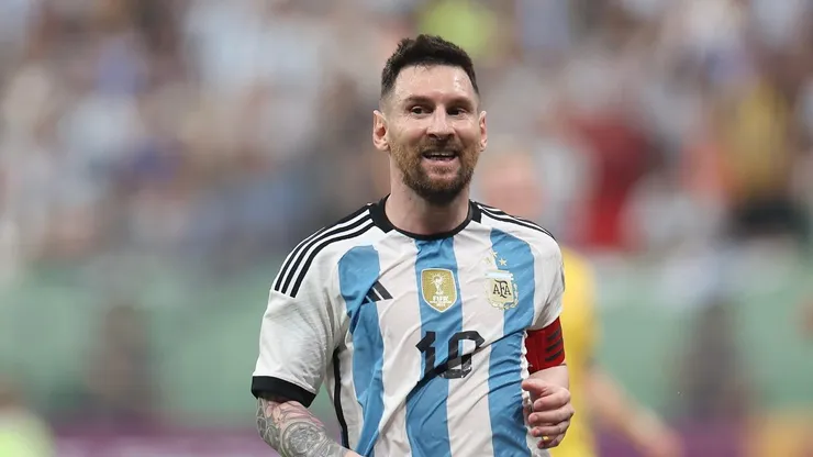 Messi recibió un mensaje de una figura del fútbol.