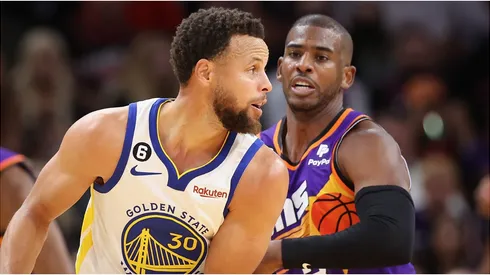 Stephen Curry y Chris Paul