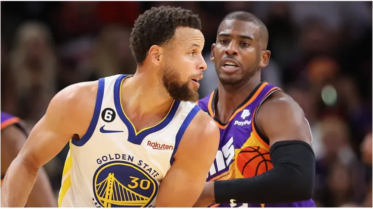 Stephen Curry y Chris Paul
