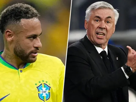 Neymar da por hecho que Ancelotti será el nuevo DT de Brasil
