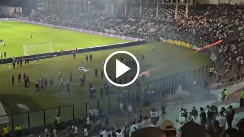 VIDEO | Enfrentamientos entre hinchas de Vasco da Gama y la policía