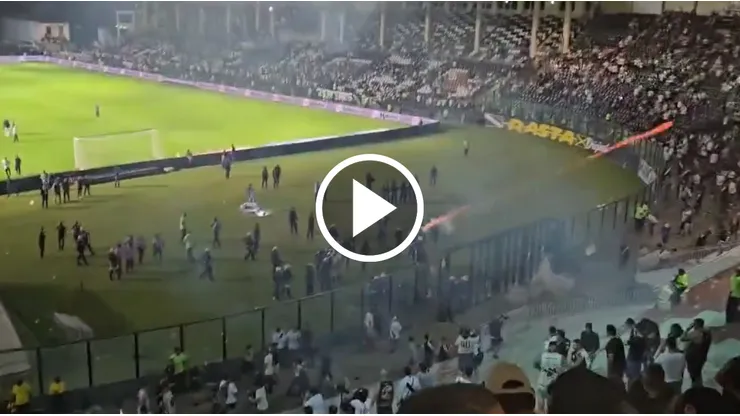 VIDEO | Enfrentamientos entre hinchas de Vasco da Gama y la policía