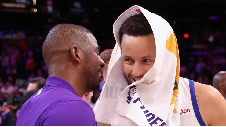 Chris Paul y Stephen Curry.