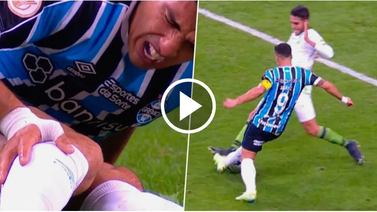 VIDEO | Violenta patada a Suárez en la rodilla que lo tiene al borde del retiro