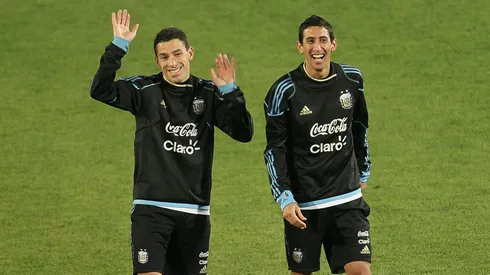Maxi Rodríguez dijo que la gente de Newell's dará un ejemplo con el recibimiento a Ángel Di María en su partido homenaje. Getty Images.