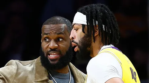 LeBron James y Anthony Davis.