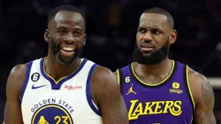 Draymond Green y LeBron James.