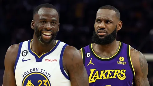 Draymond Green y LeBron James.