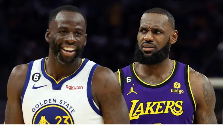 Draymond Green y LeBron James.