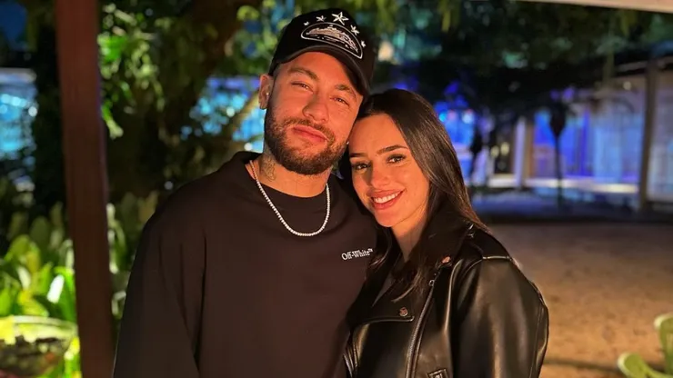 Neymar, junto a su actual pareja Bruna Biancardi.