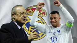 El Real Madrid guarda la nueve y crecen las especulaciones que apuntan que sería para Kylian Mbappé. Getty Images.