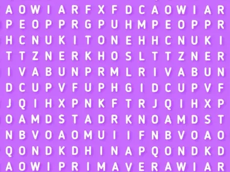 ATENTOS ANTI INVIERNO: encuentra la palabra PRIMAVERA en 8 segundos