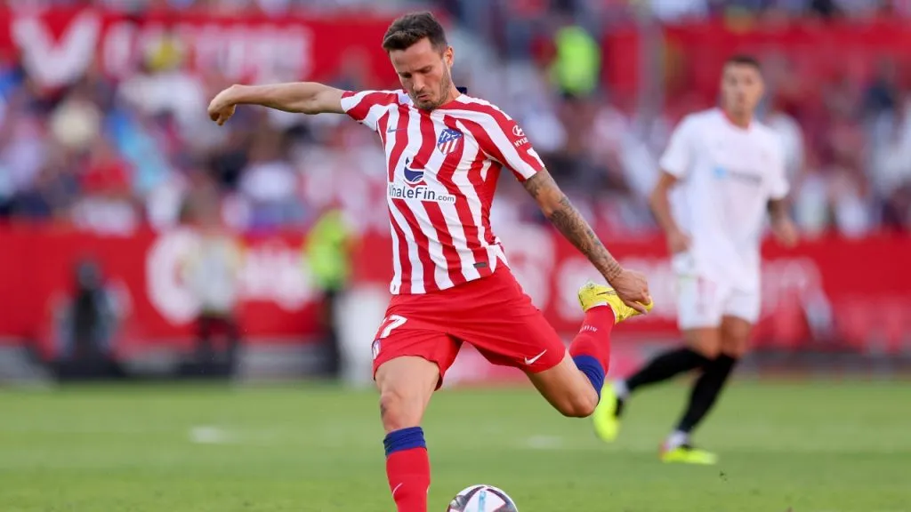 Saúl, en un partido de LaLiga de la última temporada (Getty Images).