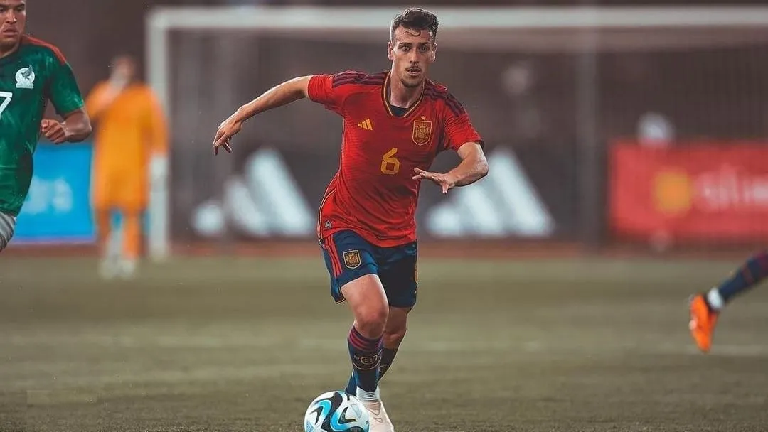 Antonio Blanco con la Selección de España Sub 21. Instagram Antonio Blanco