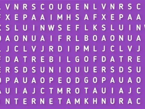 Sólo para HACKERS: descubre la palabra INTERNET en la sopa de letras
